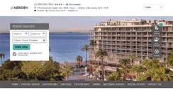 Desktop Screenshot of lemeridiennice.com