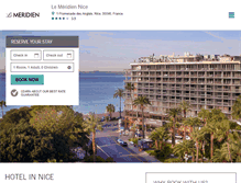 Tablet Screenshot of lemeridiennice.com